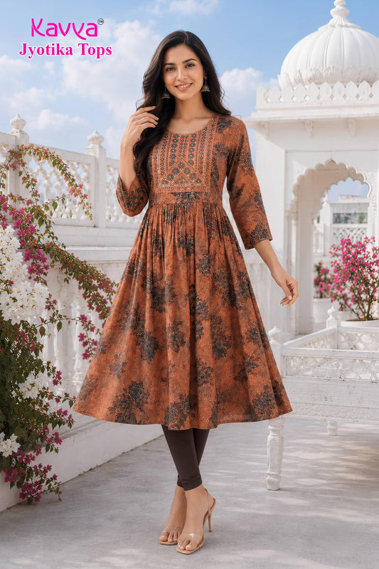 Kaviya Jyotika Umbrella Top – Pistachio Green Grace